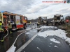 Brand - mehrere LKW, Personen in Gefahr, A3 Richtung Würzburg, 22.03.2023